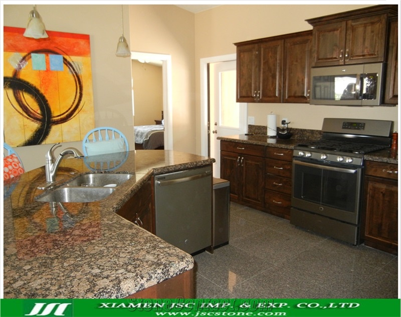 Baltic Brown Granite Countertop and Kitchen Island Tops, Kitchen Worktops