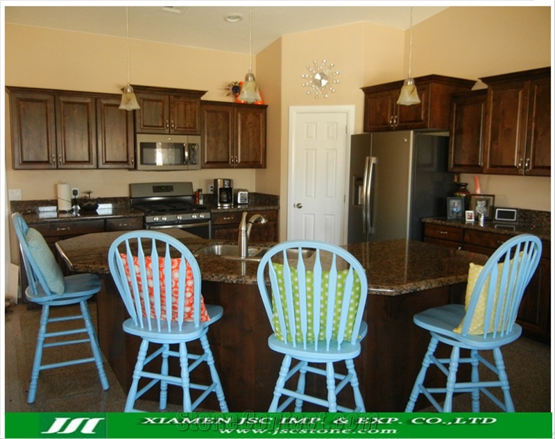 Baltic Brown Granite Countertop and Kitchen Island Tops, Kitchen Worktops