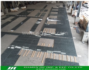 G612 Olive Green Granite Kitchen Countertops, Kitchen Worktops G612 Olive Green Granite Kitchen Countertops, Kitchen Worktops