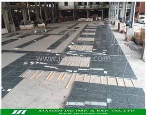 G612 Olive Green Granite Kitchen Countertops, Kitchen Worktops