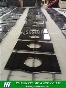 G684 Black Basalt Bath Tops