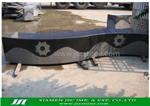 G684 Black Basalt Bath Tops