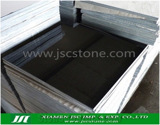 Hebei Black Granite Slabs & Tiles, China Black Granite
