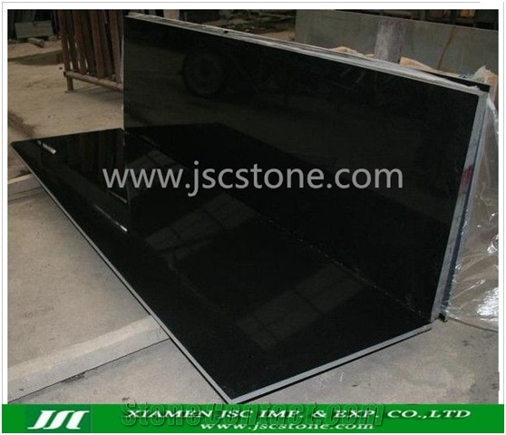 Hebei Black Granite Slabs & Tiles, China Black Granite