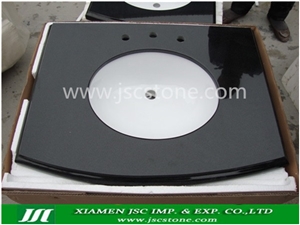 Hebei Black Granite Slabs & Tiles, China Black Granite
