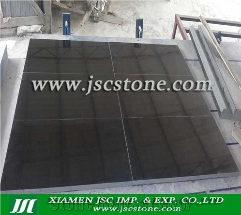 Mongolia Black Granite Slabs & Tiles, China Black Granite