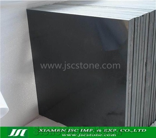 Mongolia Black Granite Slabs & Tiles, China Black Granite