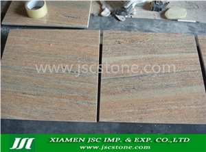 Raw Silk Red Granite Slabs & Tiles, India Pink Granite