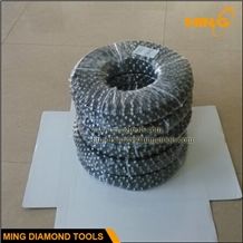 11.5mm Rubber Fixing Diamond Wire Saw for Granite Quarry
