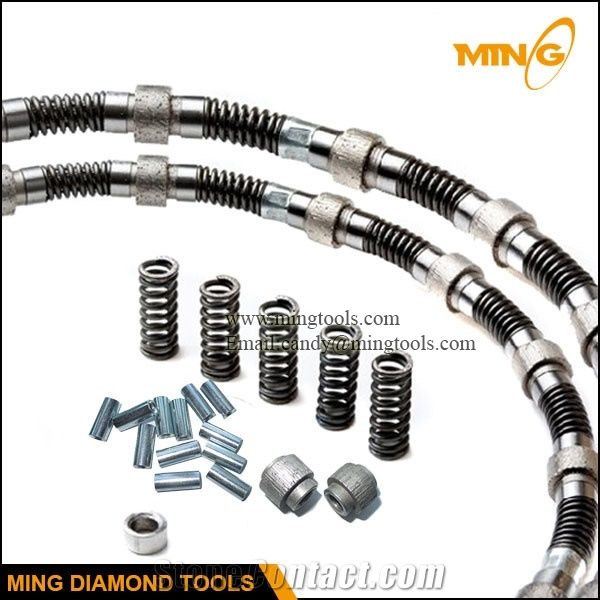11.5mm Spring Coating Diamond Wire Saw for Marble Quarrying