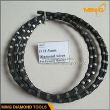 Quality Diamond Wire Saw for Quarrying Granite with Sintered Wire Saw Beads