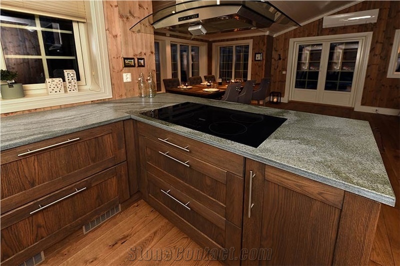 Kitchen Worktop Dark Oppdal Golan Brushed