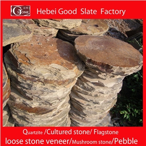 1120 Stepping Stone, Multicolor Slate Flagstone Road Paving