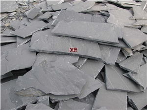 Black Slate Random Stone