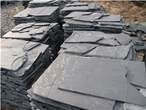 Black Slate Random Stone