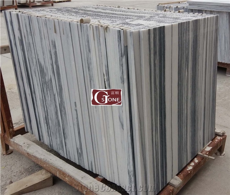Grey Wooden Veins Quartizte Slabs