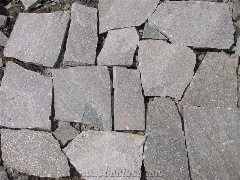 Pink Quartzite Flagstone, Random Flagstones, Flagstone Driveway, Irregular Flagstones