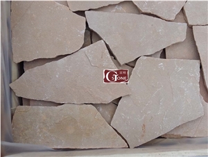 Pink Sandstone Flagstone, Irregular Flagstones, Flagstone Walkway Pavers