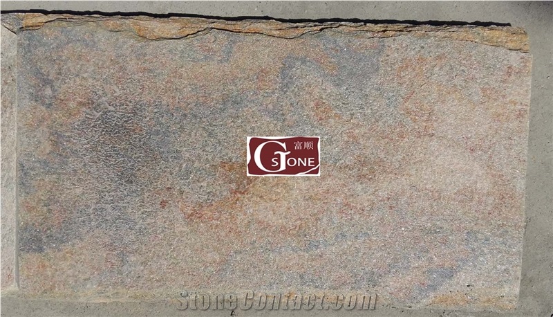 Rusty Quartzite Caps, Yellow Quartzite Pier Caps & Wall Coping