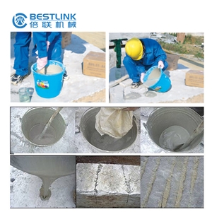 Splitstar Brand Non-Explosive Silent Rock Cracking Powder Split Agent for Demolition, Rock Splitting Powder for Quarrying, Expansive Mortar for Concrete Demolition on Construction Engineering