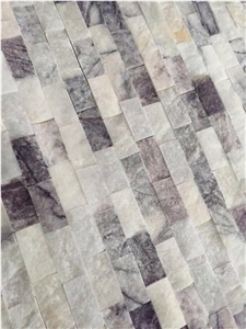 Lilac Marble Split Face Mosaic, Calacatta Viola Split Face Mosaic Turkey