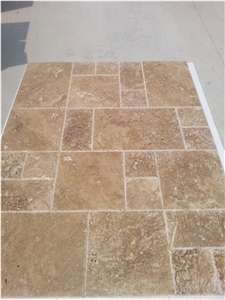Noce Travertine Slabs & Tiles, Brown Polished Travertine Turkey Floor Tiles, Walnut Travertine Wall Tiles