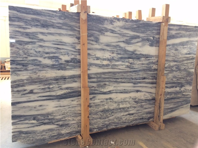 Ocean Blue Marble Tile&Slab, White Blue Marble Turkey