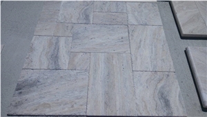 Philadelphia Travertine Tiles Tumbled Pattern, Valencia Silver Travertine, Turkey Travertine Tiles & Slabs