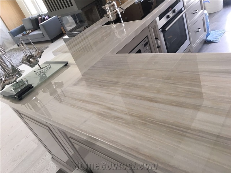 Usak White Onyx Tiles, Usak White Line Onyx Slabs Turkey