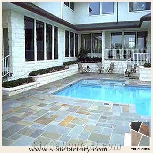 Anti-Slip Stone Pool Coping, Golden Beige Color Pool Pavers, Hanging Rebated Bullnose Pool Coping Paving