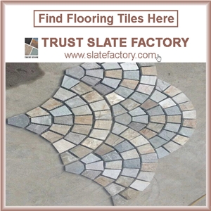 Himalaya Quartzite Natural Flooring, Gold Quartzite Patio Paving Stones, Beige Quartzite Stone Paving