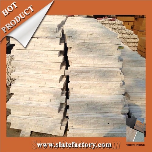 White Quartzite Capping Stone Coping Stone, White Quartzite Cultured Stone, White Quartzite Walling