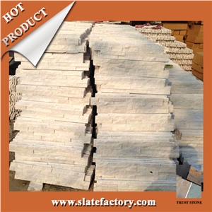 White Quartzite Capping Stone Coping Stone, White Quartzite Cultured Stone, White Quartzite Walling