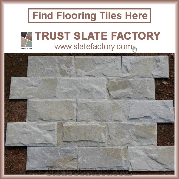 White Quartzite Ledgestone, Gray Quartzite Ledgestone, White Quartzite Cultured Stone, Stacked Stone Veneer
