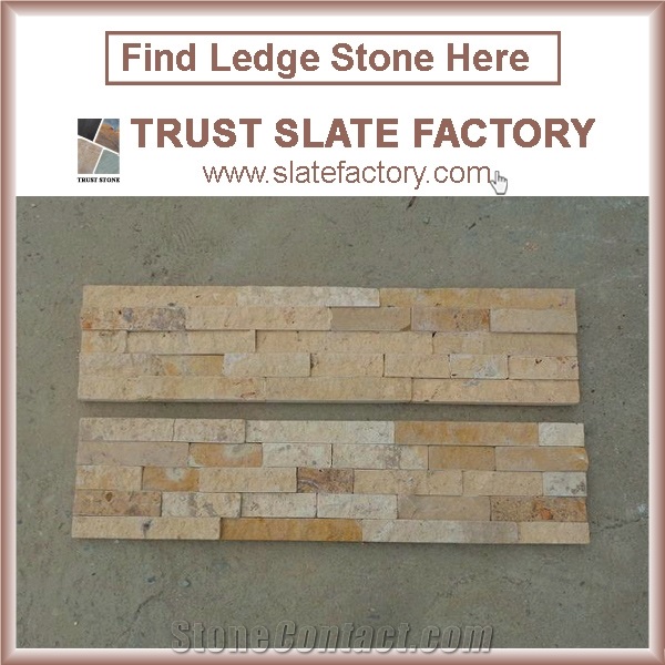Yellow Quartzite Capping Stone, Desert Quartzite Flagstone, Sunshine Quartzite Patio