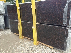Tan Brown Granite Slabs, India Brown Granite