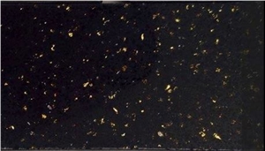 Golden Series Quartz Stone Solid Surfaces for Kitchen with High Gloss and Hardness