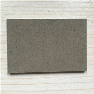Grey Color Man-Made Quartz Stone Various Series Mirror Collection Marble Like Imitation and Solid Color for Bathroom Vanity Top Cyber Cafe, Dressing Room, Kitchen Countertop and Dining Room Table