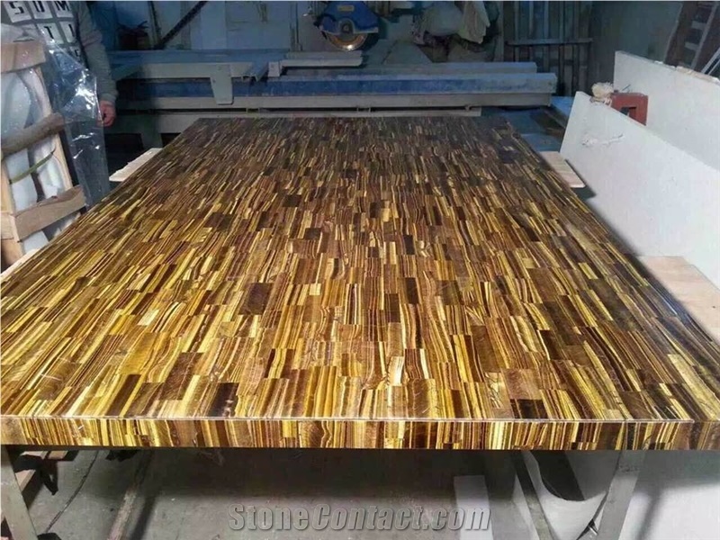 Titer Eye Semi Precious Stone Slabs ,Tiger Eye Gemstone