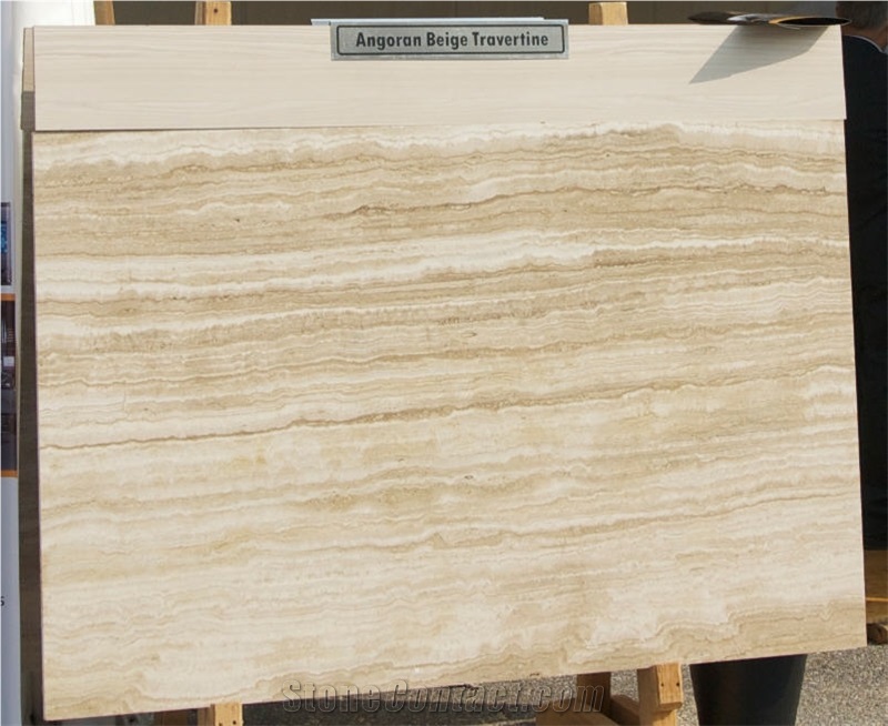 Angoran Beige, Takab Travertine Slabs