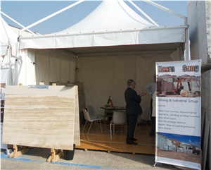 Angoran Beige, Takab Travertine Slabs