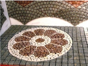 Cheap Basalt Paving Stone on Mesh Cheap Basalt Paving Stone on Mesh