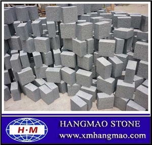 G654 Granite Pavers, Padang Dark Cube Stone, Paving Stone