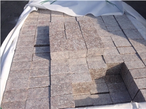 Red G687 Granite Paving Stone, Red Granite Cube Stone & Pavers Red G687 Granite Paving Stone, Red Granite Cube Stone & Pavers