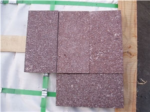 Red Porphyry Paving Stone, Red Porphyry Cube Stone & Pavers
