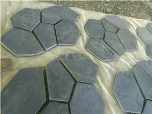 Rusty Slate Paving Stone, Slate Flagstone Walkway Pavers, Random Flagstones