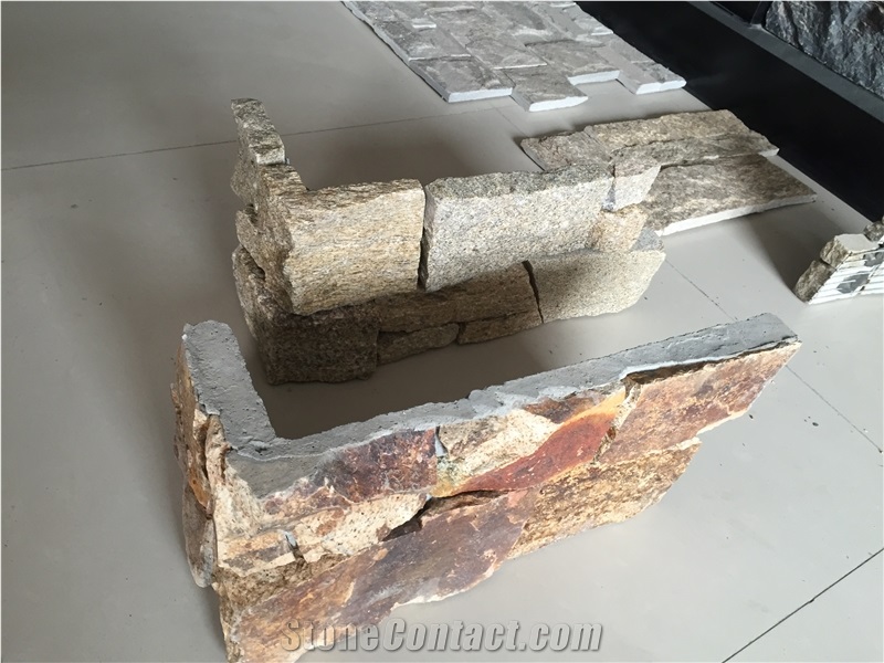 Cement Ledge Corner Stone,Cement Ledge Stone Panel, Slate Cultured Stone, Wall Cladding