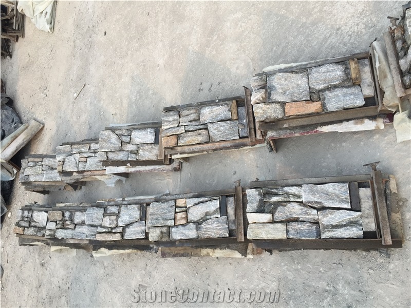 Cement Ledge Corner Stone,Cement Ledge Stone Panel, Slate Cultured Stone, Wall Cladding