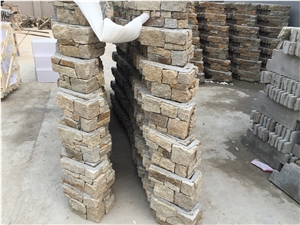 Cement Ledge Corner Stone,Cement Ledge Stone Panel, Slate Cultured Stone, Wall Cladding