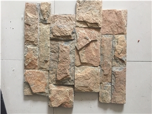 Double Split Stacked Stone, Natural Quartzite Cultured Stone